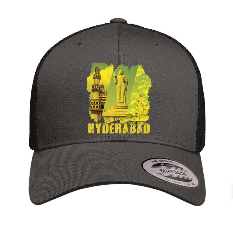 Hyderabad - Multicultural City Retro Trucker Cap by cm-arts | Artistshot