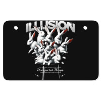 Illusion Atv License Plate | Artistshot