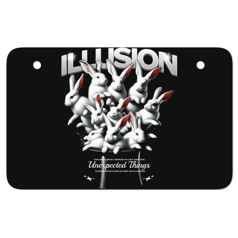 Illusion Atv License Plate | Artistshot