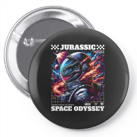 Jurassic Space Odyssey Pin-back Button | Artistshot