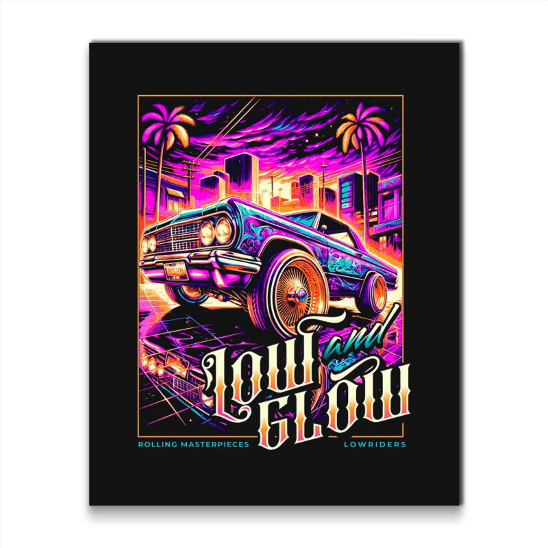 Low And Glow Metal Print Vertical | Artistshot