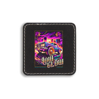 Low And Glow Square Leatherette Patch | Artistshot