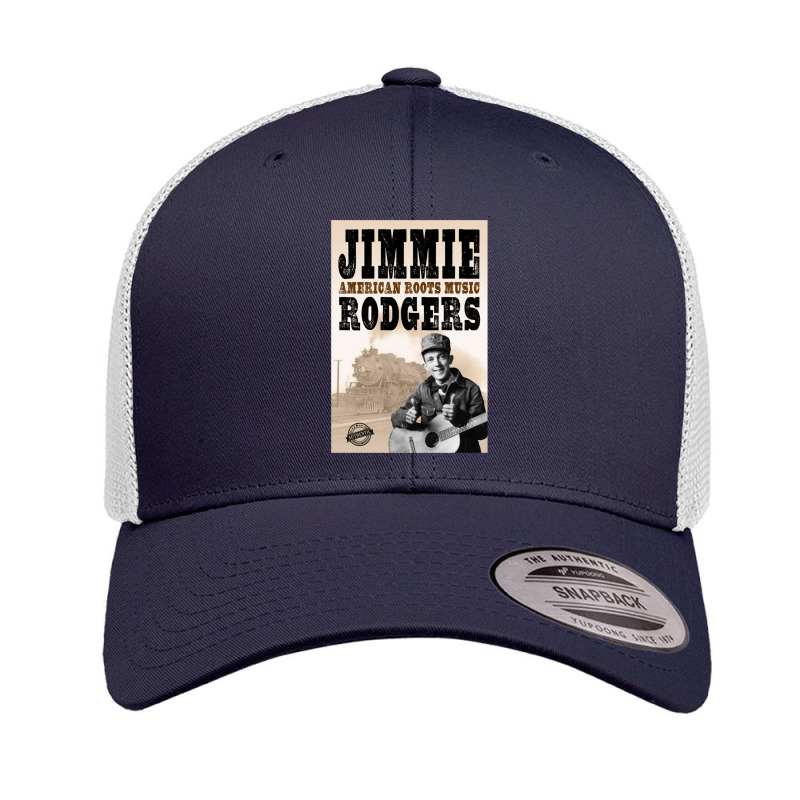 Jimmie Rodgers - American Roots Retro Trucker Cap by cm-arts | Artistshot