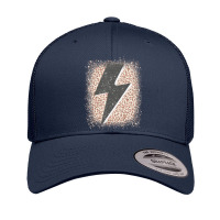 Womens Leopard Cheetah Thunder Print Cool Lightning Bolt Retro Trucker Cap | Artistshot