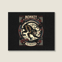 Monkey Landscape Canvas Print | Artistshot