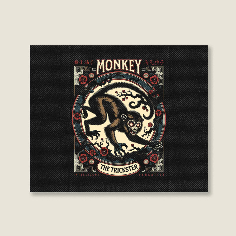 Monkey Landscape Canvas Print | Artistshot