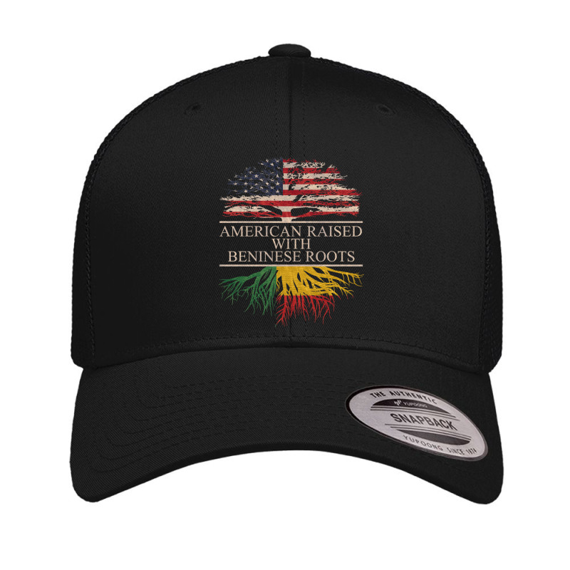 American Raised With Beninese Roots Retro Trucker Cap by RichardLopez | Artistshot