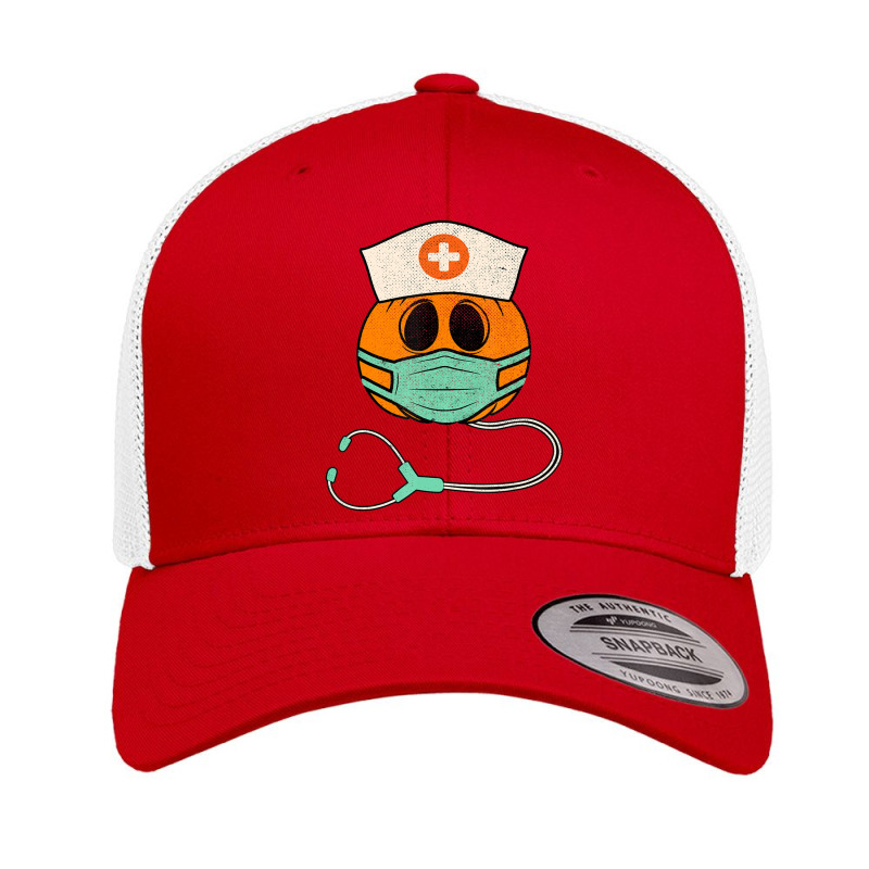 Happy Halloween Pumpkin Nurse Nursing Halloween Nurse Retro Trucker Cap | Artistshot