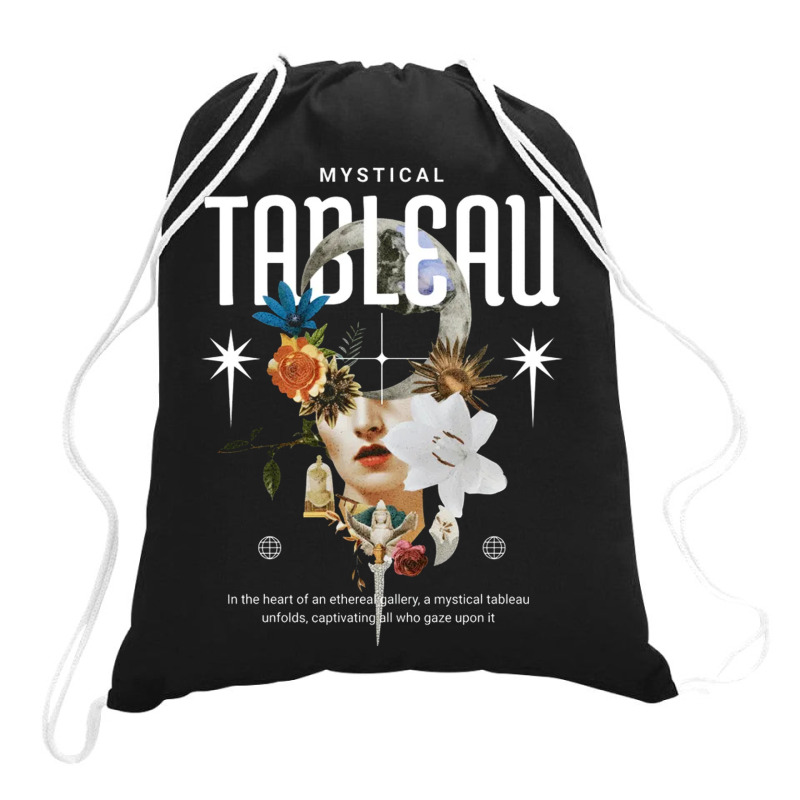 Mystical Tableau Drawstring Bags | Artistshot