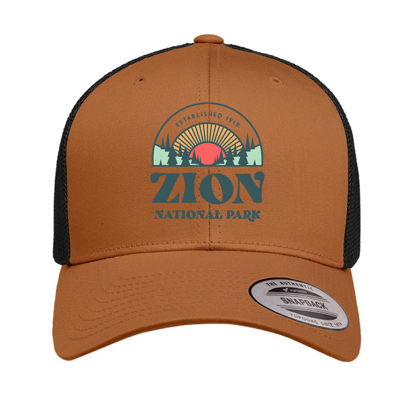 Retro Style Utah Zion National Park Retro Trucker Cap | Artistshot