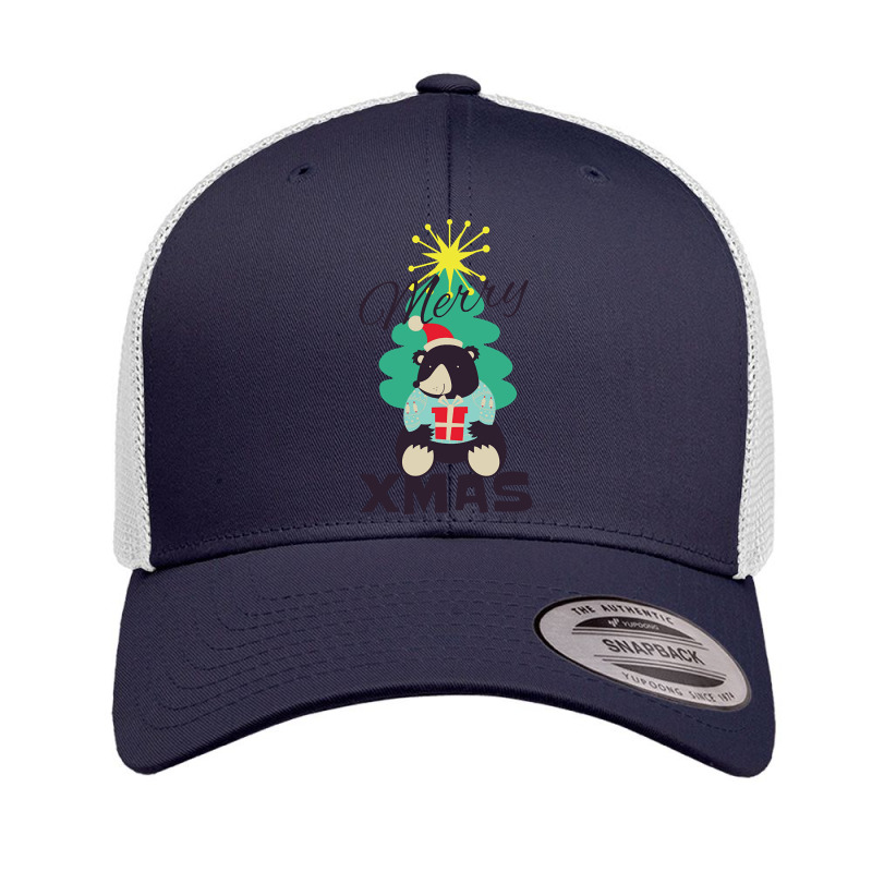 Bear Funny Christmas Saying Gift Retro Trucker Cap by Oreilly Ulrich | Artistshot