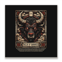 Ox Metal Print Square | Artistshot