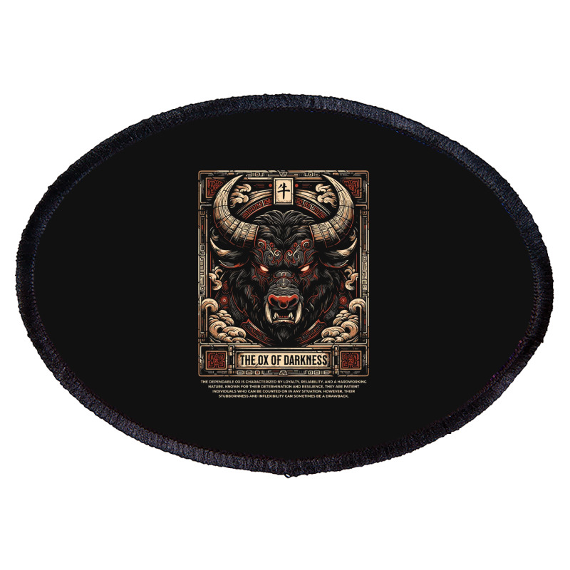 Ox Oval Patch | Artistshot