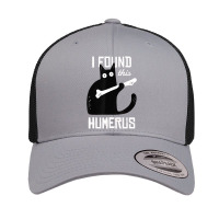 Scary I Found This Humerus Cat Black Humorous Medical Retro Trucker Cap | Artistshot