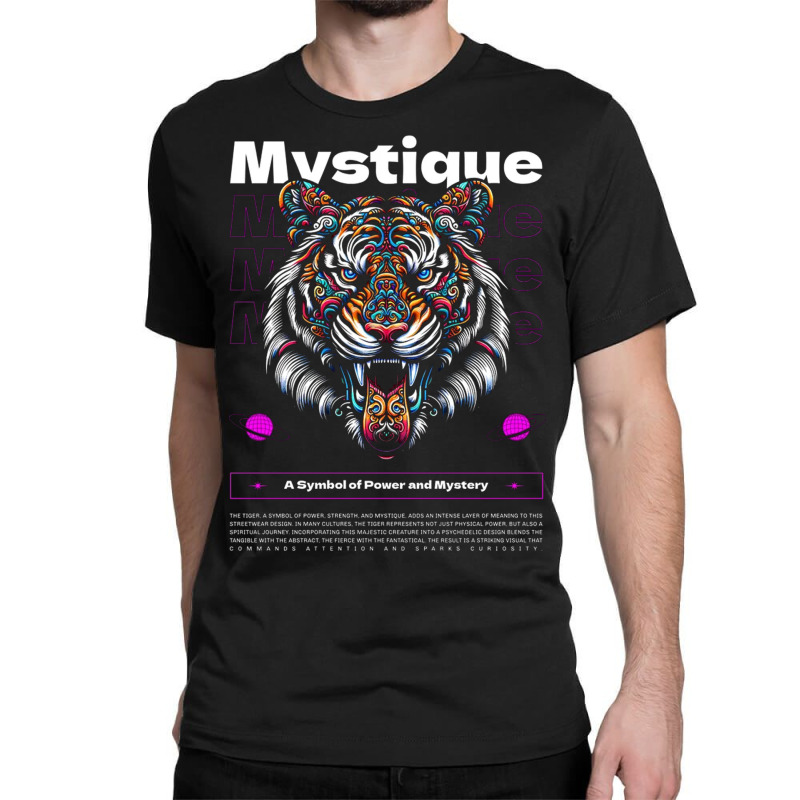 Psychedelic Tiger Classic T-shirt | Artistshot