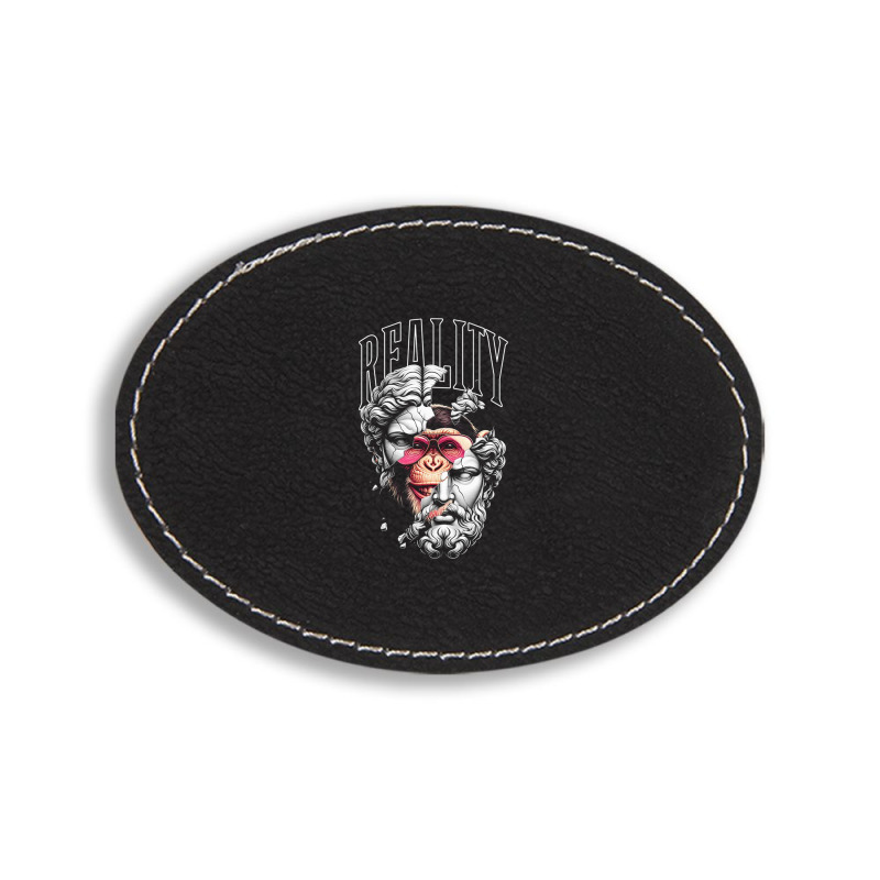 Reality Oval Leatherette Patch | Artistshot