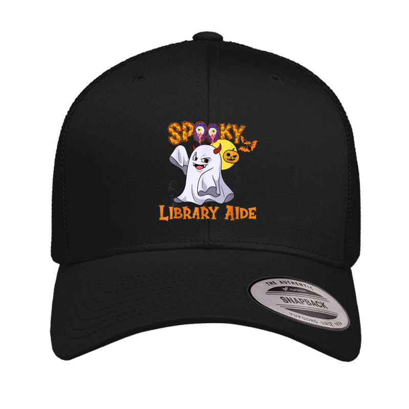 Halloween Spooky Library Aide Gift Retro Trucker Cap by CraigRose | Artistshot