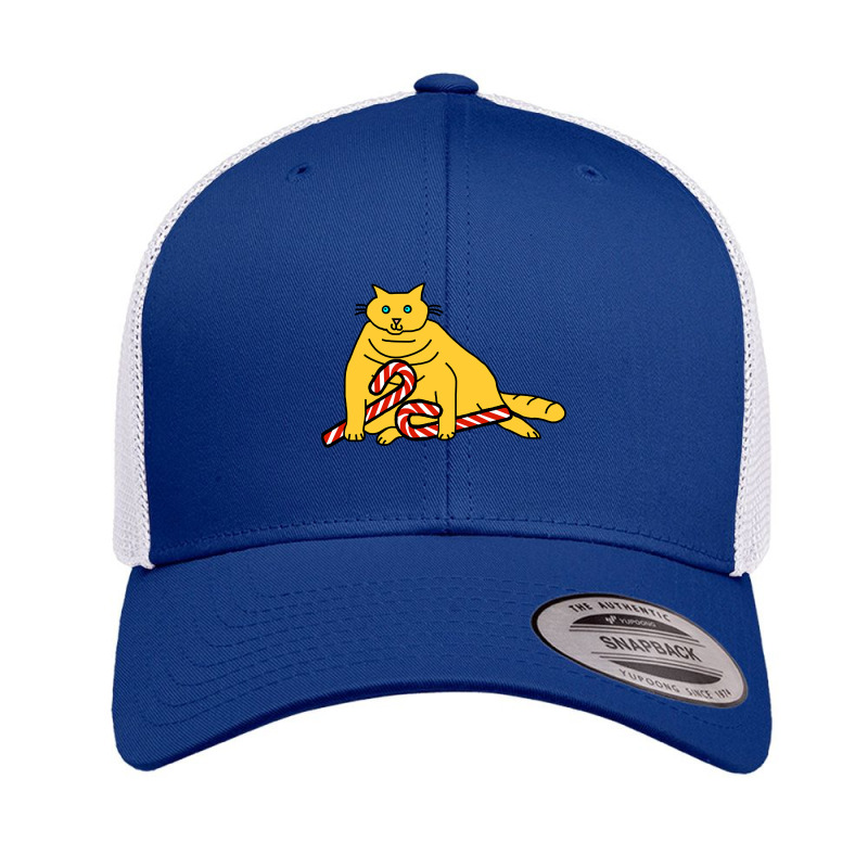 Chonk Cat Got All The Christmas Candy Retro Trucker Cap by Oreilly Ulrich | Artistshot