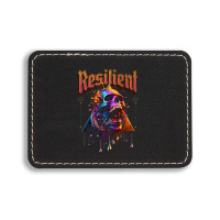 Resilient Rectangle  Leatherette Patch | Artistshot