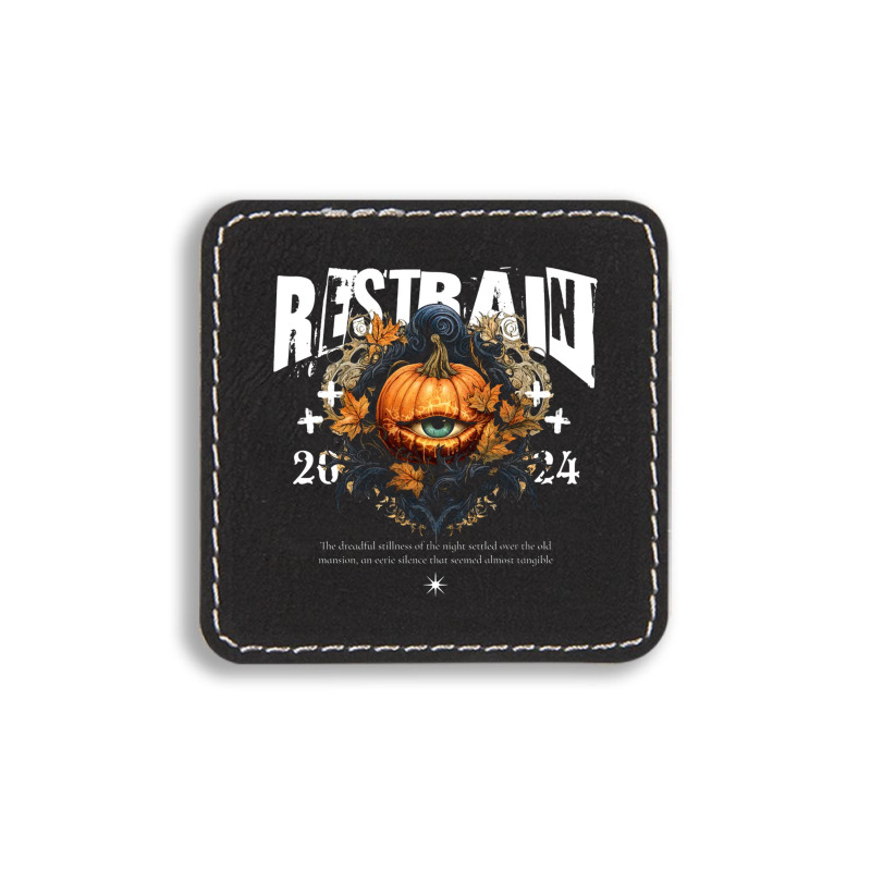 Restrain Square Leatherette Patch | Artistshot