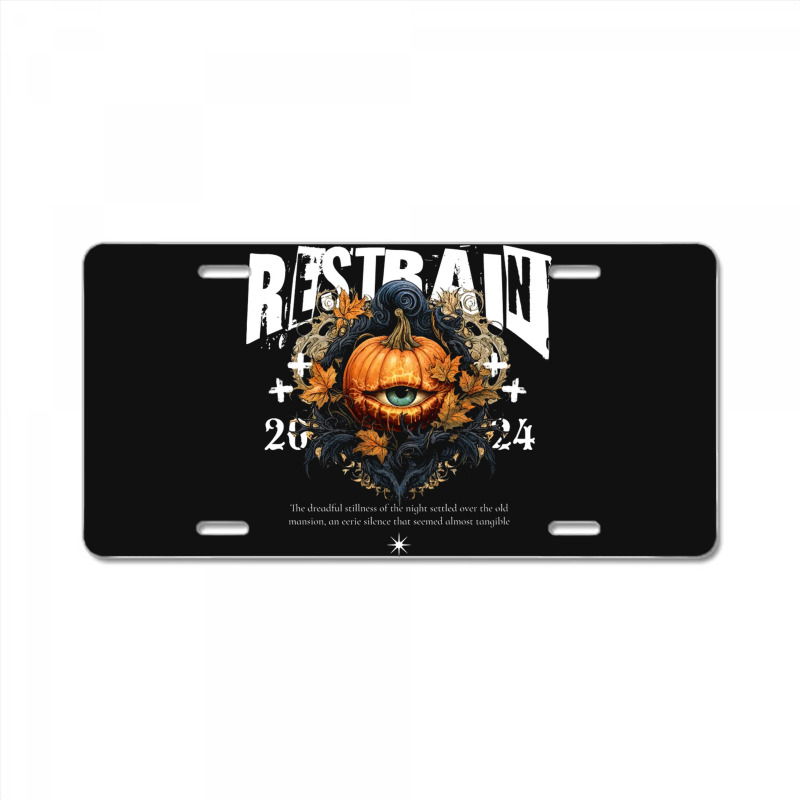 Restrain License Plate | Artistshot