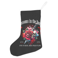 Rose Flower Impaled Sword Holiday Stocking | Artistshot