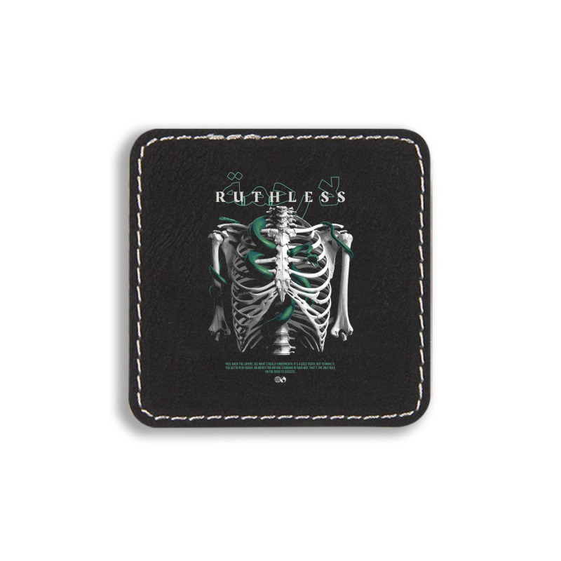 Ruthless Square Leatherette Patch | Artistshot