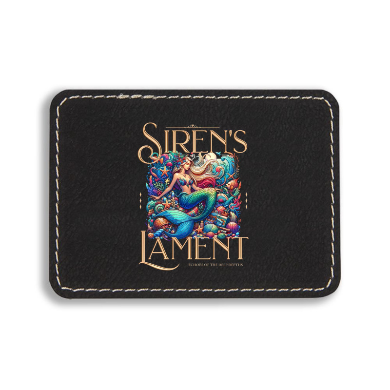 Siren's Lament Rectangle  Leatherette Patch | Artistshot