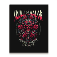 Skull Of Valor Metal Print Vertical | Artistshot