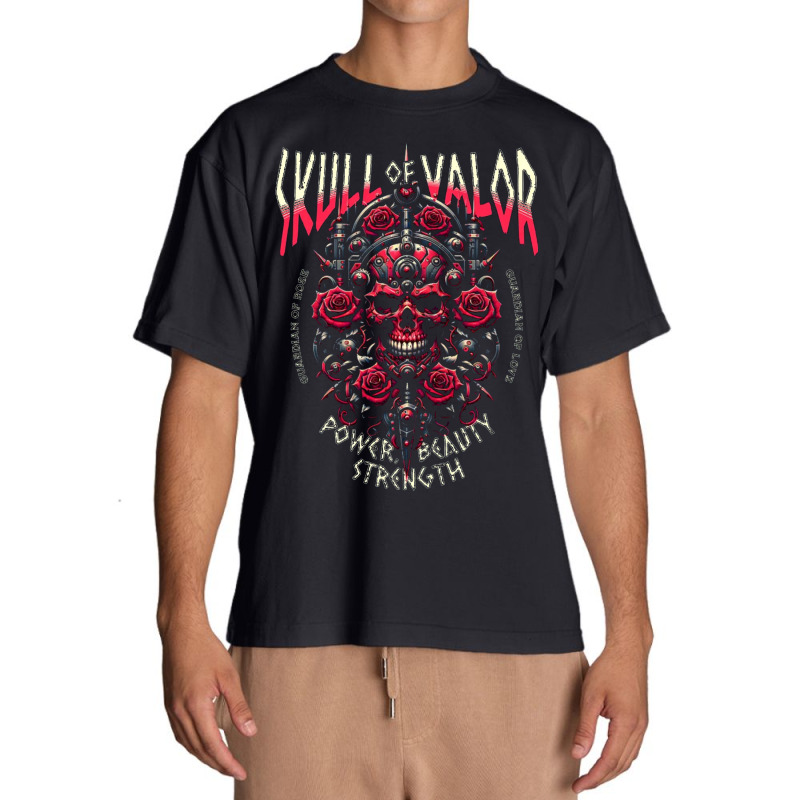 Skull Of Valor Urban Heavy T-shirt | Artistshot