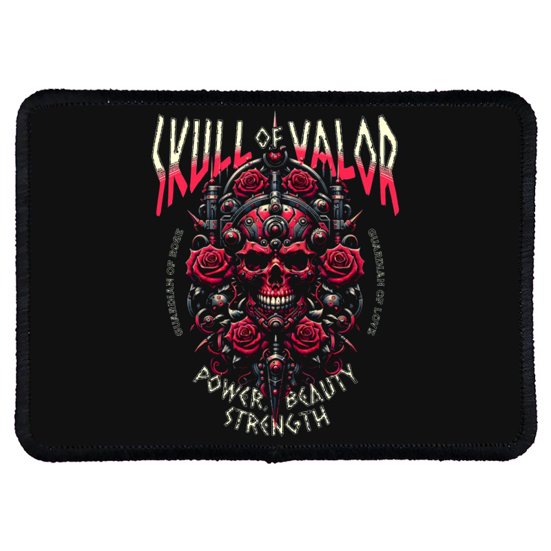 Skull Of Valor Rectangle Patch | Artistshot