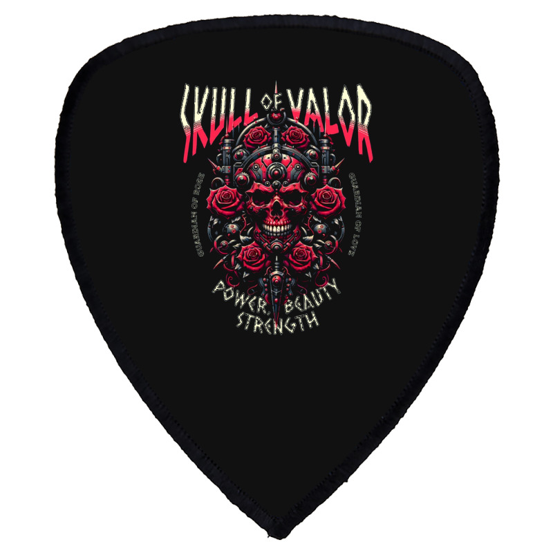 Skull Of Valor Shield S Patch | Artistshot