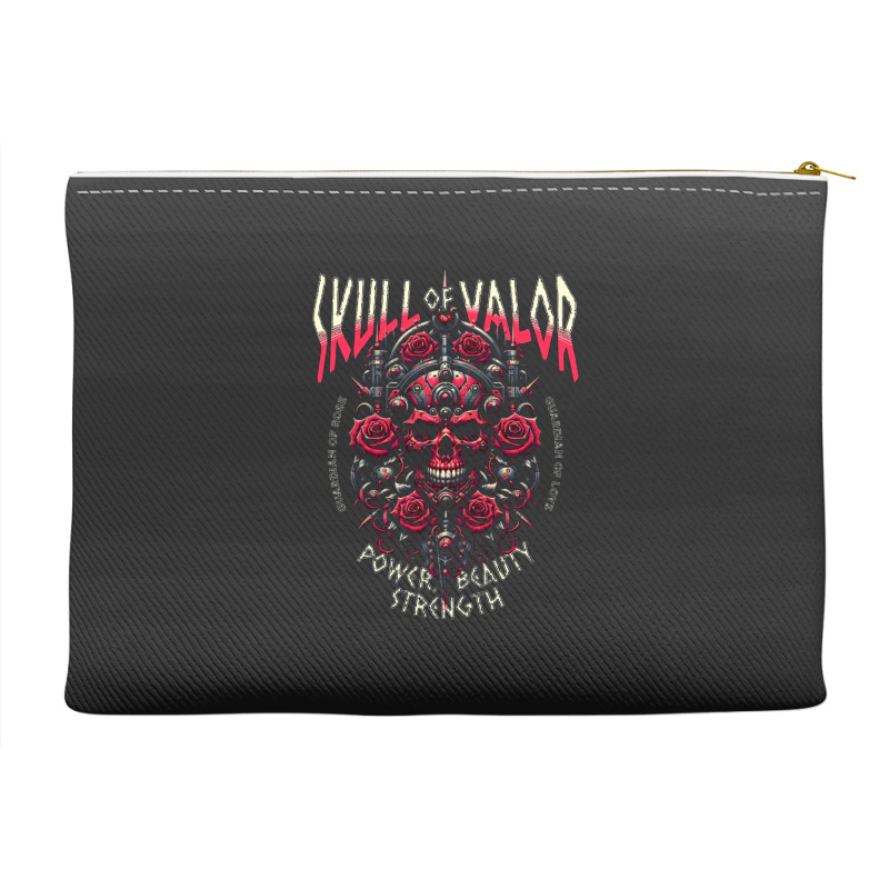 Skull Of Valor Accessory Pouches | Artistshot