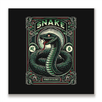 Snake Metal Print Square | Artistshot