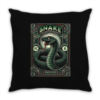 Snake Throw Pillow | Artistshot