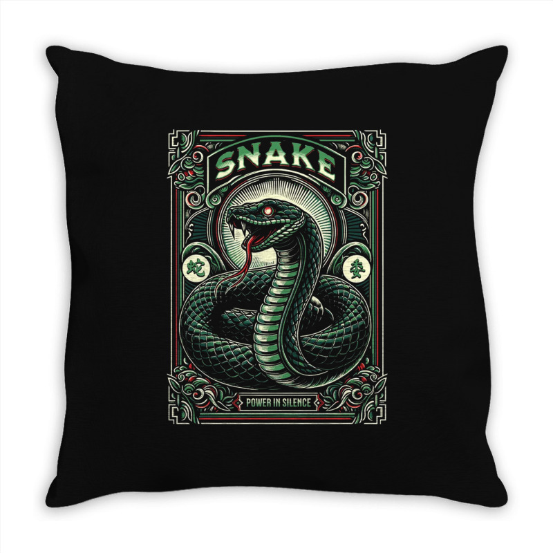 Snake Throw Pillow | Artistshot