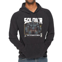 Soldier Robot Futuristic Army Sci-fi Military Vintage Hoodie | Artistshot