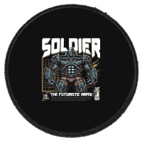 Soldier Robot Futuristic Army Sci-fi Military Round Patch | Artistshot