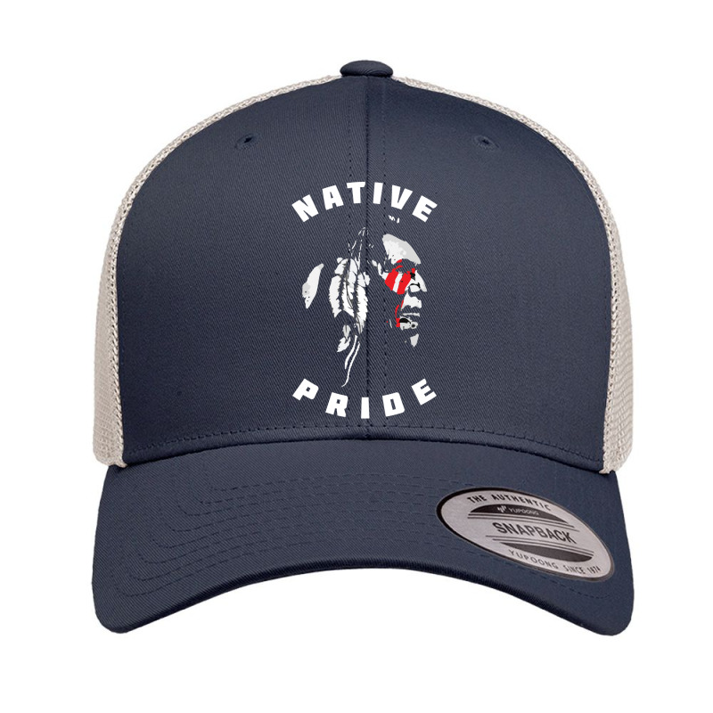 Native American Pride Retro Trucker Cap by WilmaMorgan | Artistshot