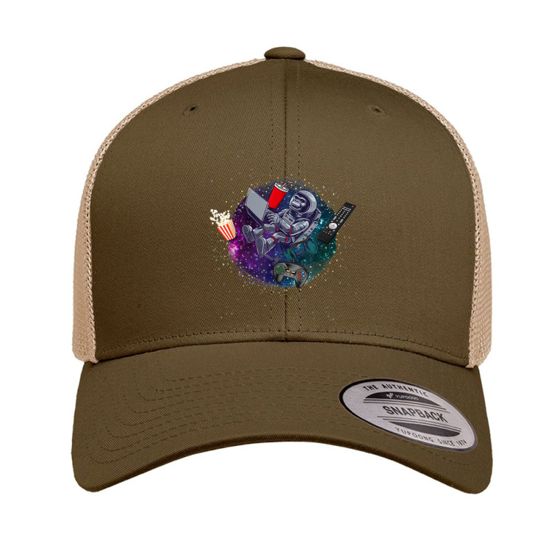 Gamer Space Station Retro Trucker Cap | Artistshot