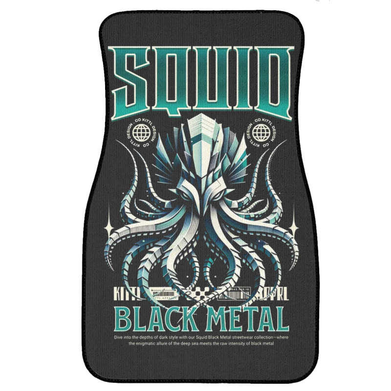 Squid Black Metal Front Car Mat | Artistshot