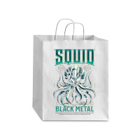 Squid Black Metal Debie Paper Bag - 10 X 5 X 13 | Artistshot