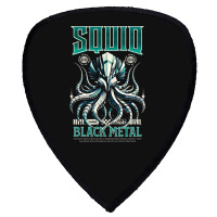 Squid Black Metal Shield S Patch | Artistshot