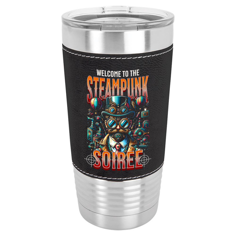 Steampunk Soiree Leatherette Tumbler | Artistshot