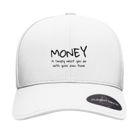 Money Is Simply What You Do With Your Own Time Quote Seamless Cap | Artistshot