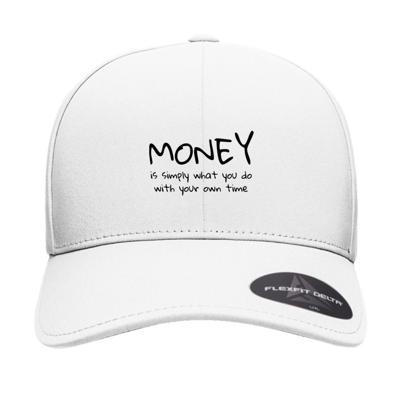 Money Is Simply What You Do With Your Own Time Quote Seamless Cap by cm-arts | Artistshot