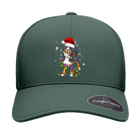 Bernese Mountain Dog Lights Christmas Matching Family T-shirt Seamless Cap | Artistshot