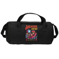 T Rex Playing Retro Games Duffel Bag | Artistshot