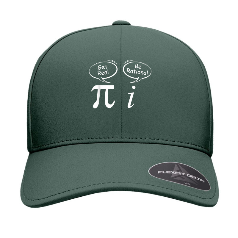 Pi Get Real I Be Rational Mathematician Wit Math Students T Shirt Seamless Cap by cm-arts | Artistshot