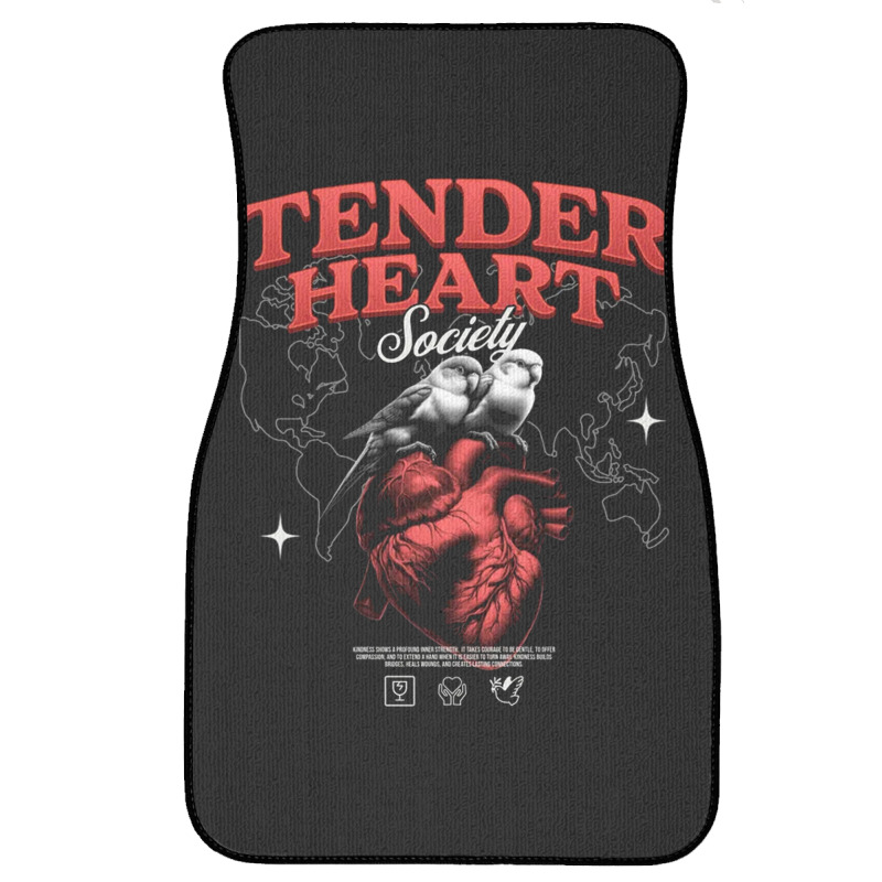 Tender Heart Front Car Mat | Artistshot